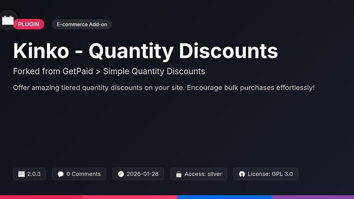 GetPaid > Simple Quantity Discounts