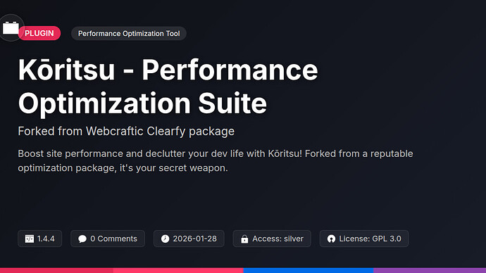 Webcraftic Clearfy package