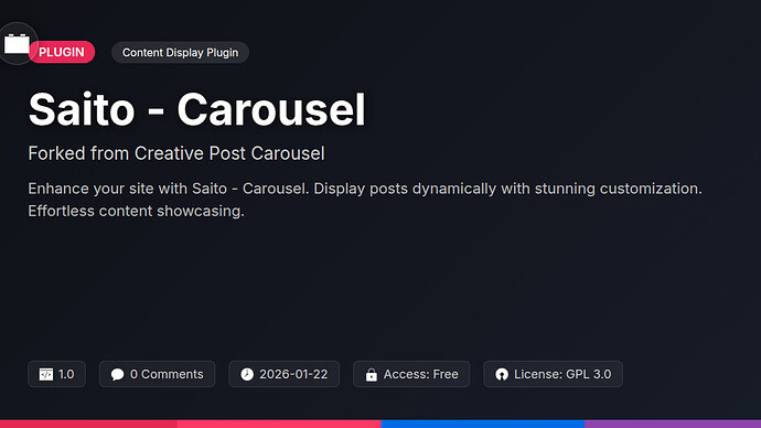 Creative Post Carousel
