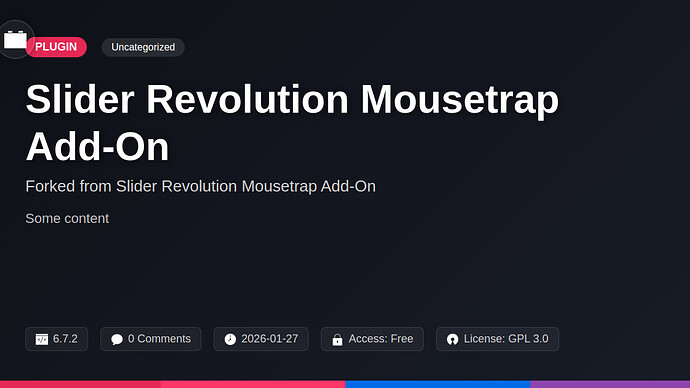 Slider Revolution Mousetrap Add-On
