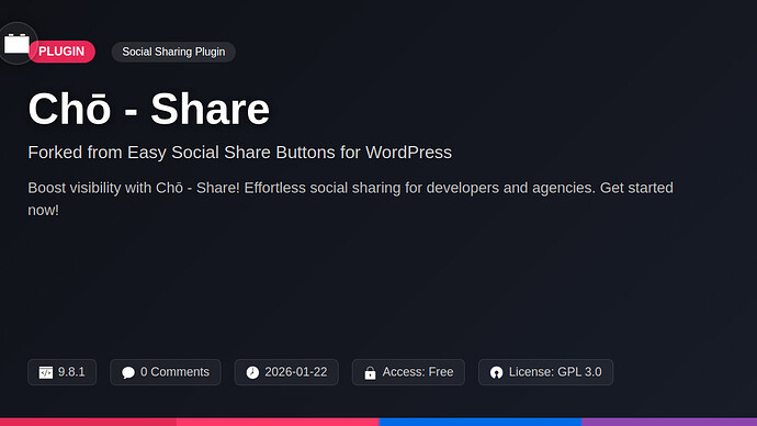 Easy Social Share Buttons for WP