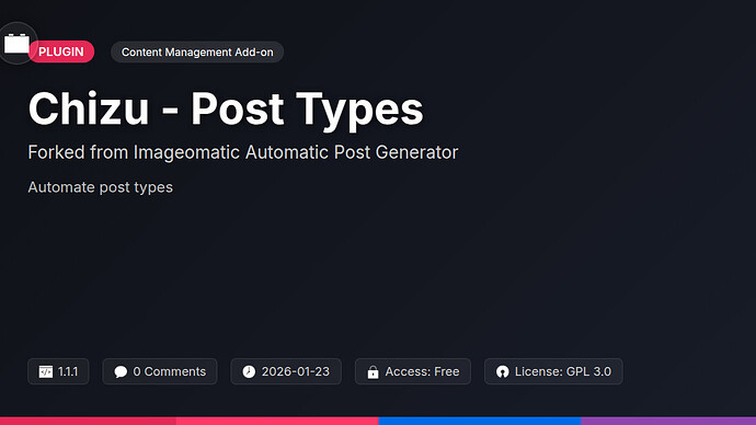 Imageomatic Automatic Post Generator