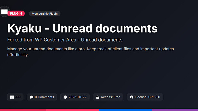 MemberHub - Unread documents