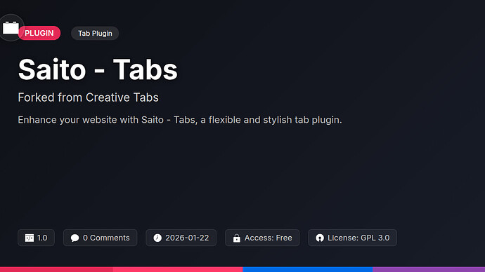 Creative Tabs