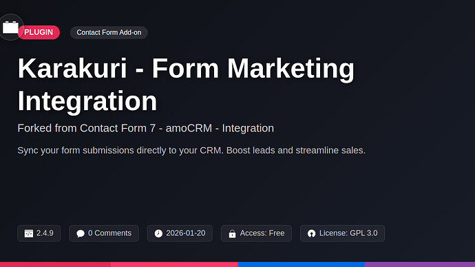 Contact Form 7 - amoCRM - Integration