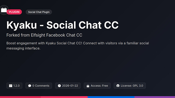 Elfsight Facebook Chat CC
