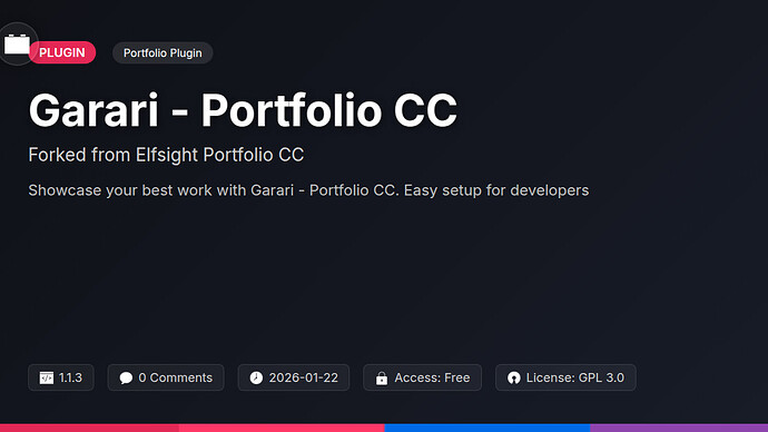 Elfsight Portfolio CC