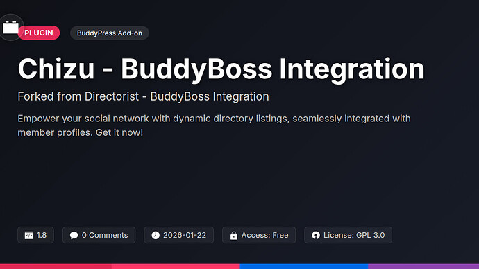 ListHub - BuddyBoss Integration