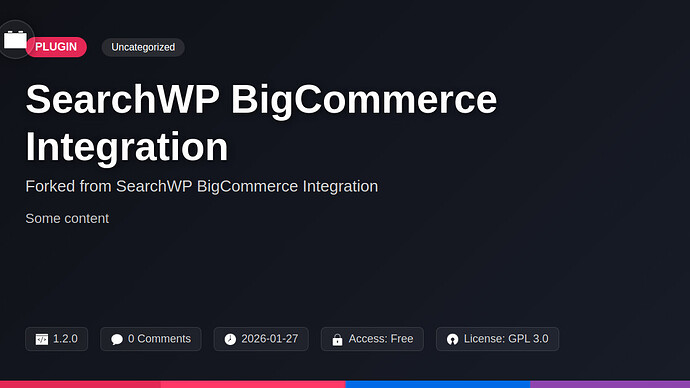 SearchWP BigCommerce Integration
