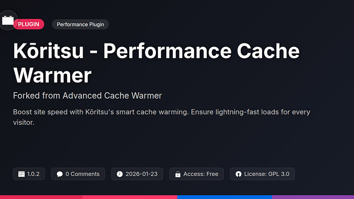 Advanced Cache Warmer