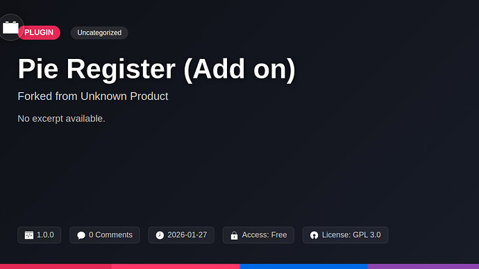 Pie Register (Add on) - Social Sites Login