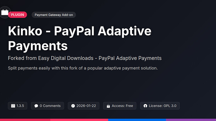 Awesome Downloads - PayPal Adaptive Payments