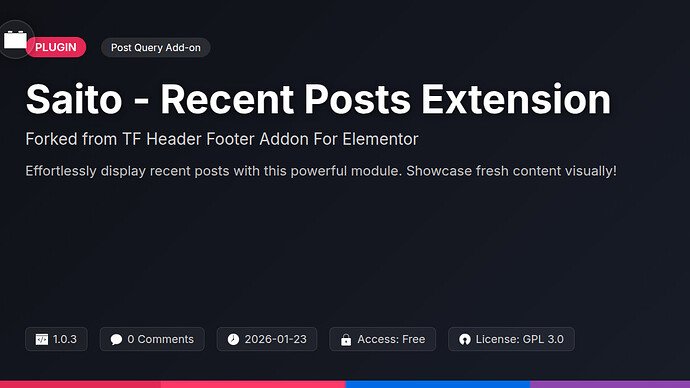 TF Header Footer Addon For DesignMaster