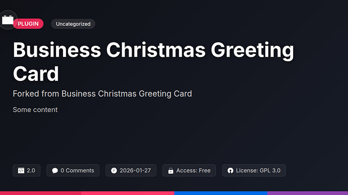 Business Christmas Greeting Card