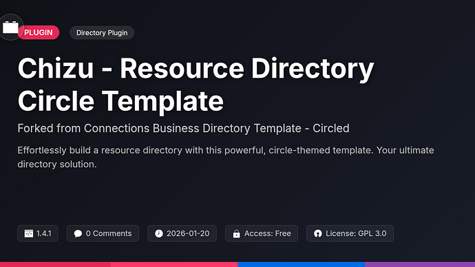 Connections Business Directory Template - Circled