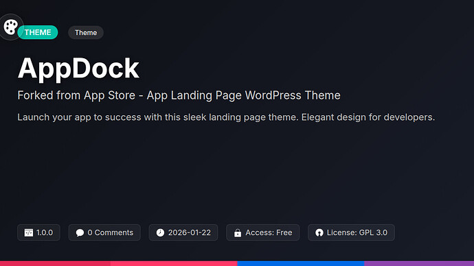 App Store - App Landing Page WP Theme