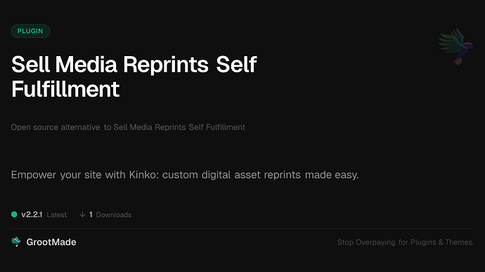 Sell Media Reprints Self Fulfillment