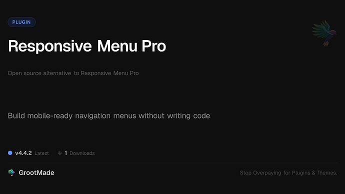 Responsive Menu Pro
