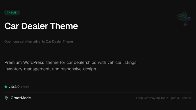 Car Dealer Theme