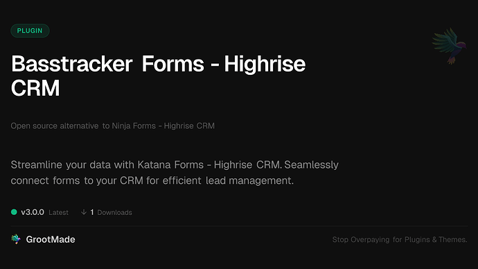 Basstracker Forms - Highrise CRM