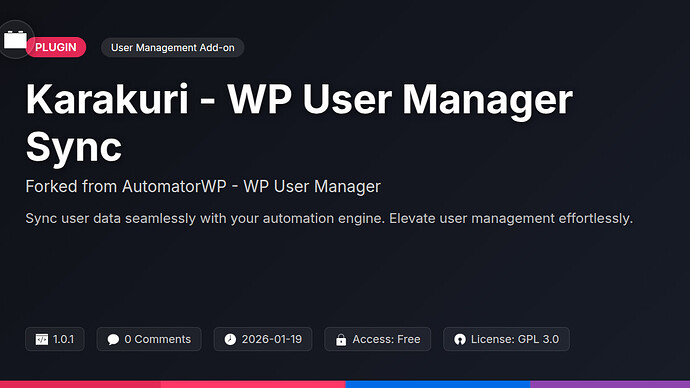 FlowForge - WP User Manager
