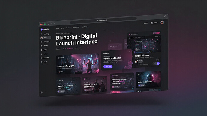 Blueprint - Digital Launch Interface