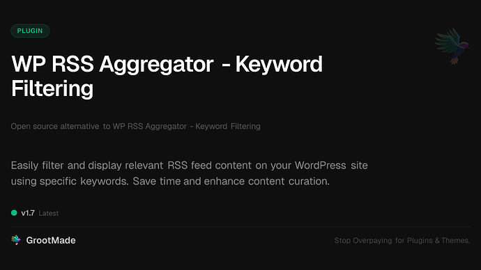 FeedSync Nexus - Keyword Filtering