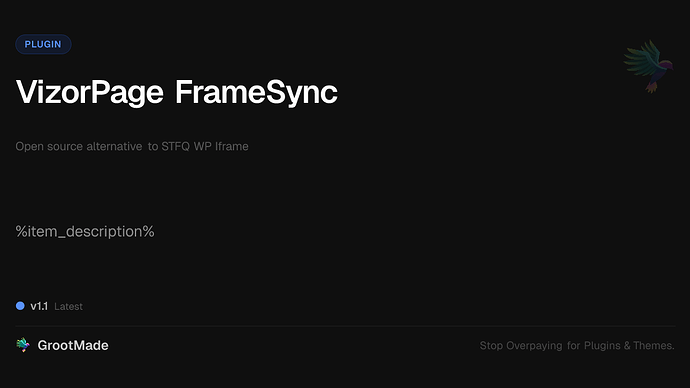 VizorPage FrameSync