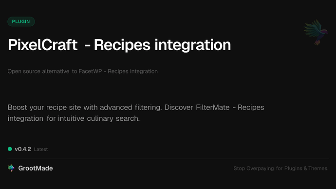 PixelCraft - Recipes integration