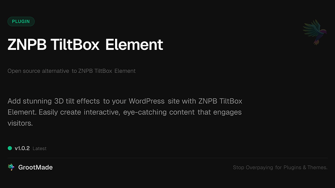 ZNPB TiltBox Element