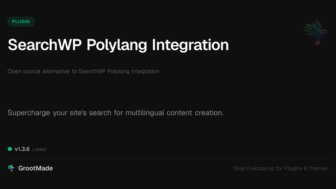 SearchWP Polylang Integration