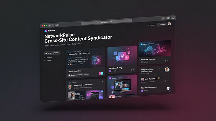 NetworkPulse Cross-Site Content Syndicator