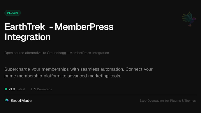 EarthTrek - MemberPress Integration
