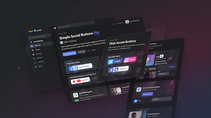 Simple Social Buttons Pro