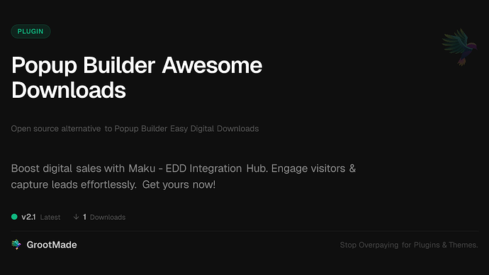 Popup Builder Awesome Downloads
