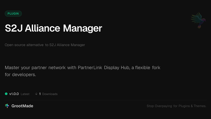 S2J Alliance Manager