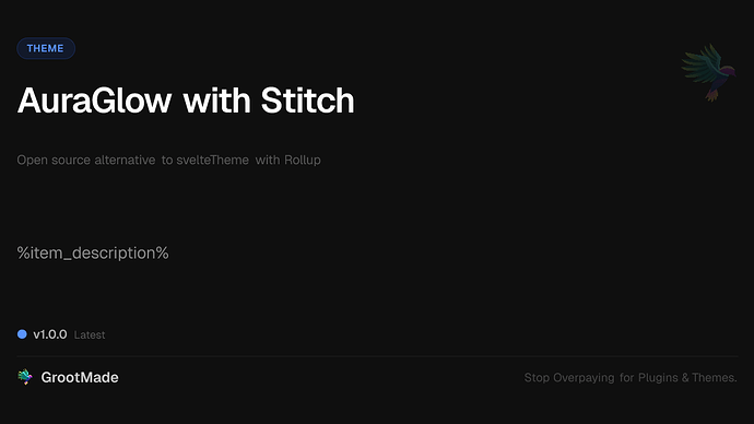 AuraGlow with Stitch