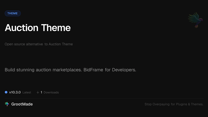 Auction Theme