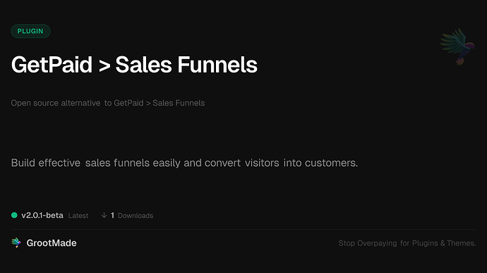 GetPaid > Sales Funnels