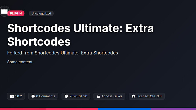 Shortcodes Ultimate: Extra Shortcodes