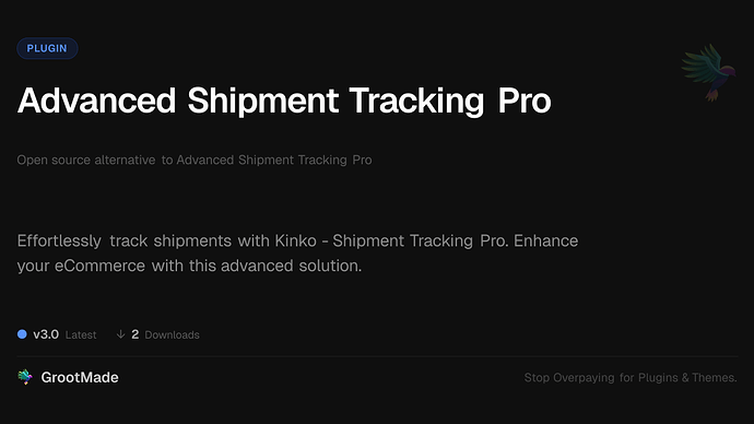 Advanced Shipment Tracking Pro