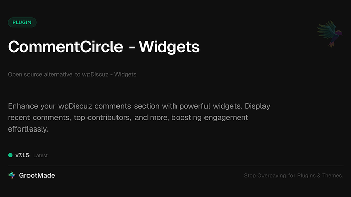 CommentCircle - Widgets