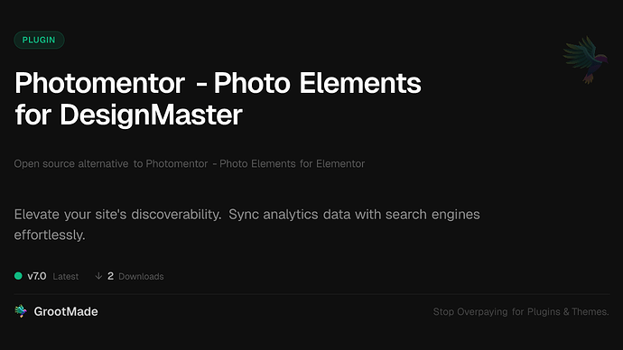 Photomentor - Photo Elements for DesignMaster
