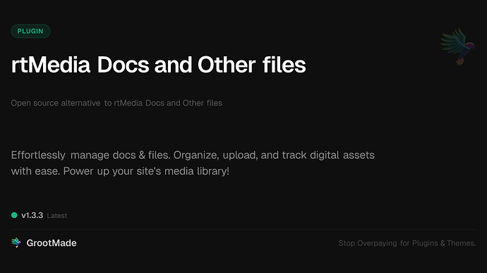 rtMedia Docs and Other files