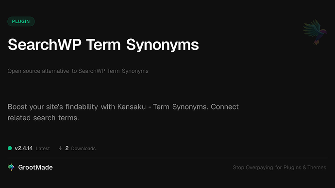 SearchWP Term Synonyms