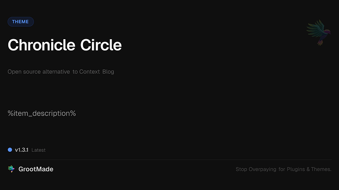 Chronicle Circle
