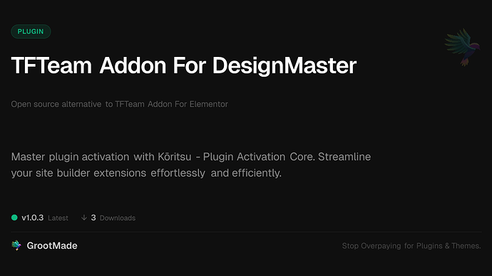 TFTeam Addon For DesignMaster