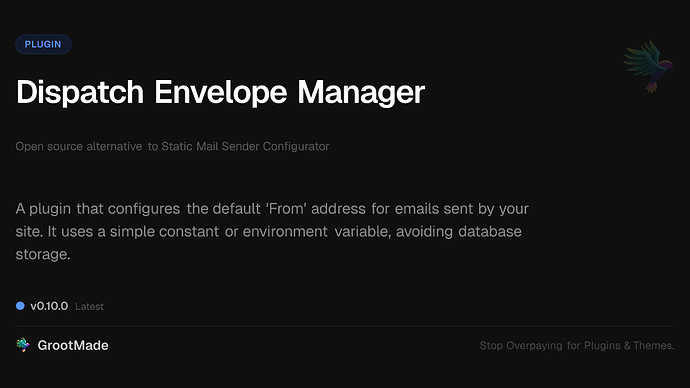 Dispatch Envelope Manager