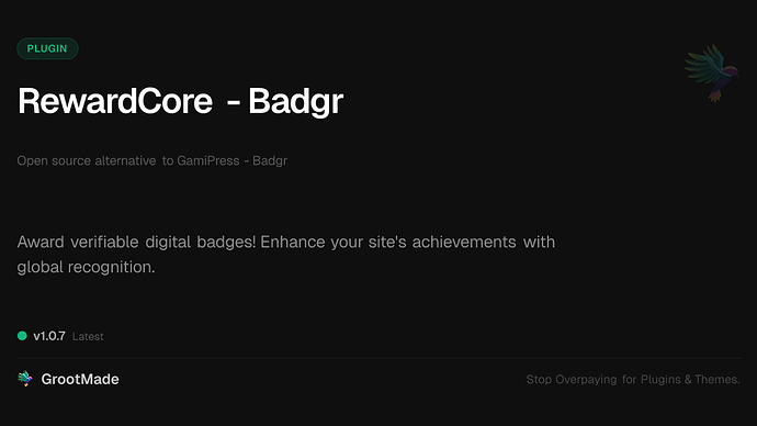 RewardCore - Badgr