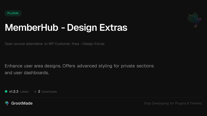 MemberHub - Design Extras